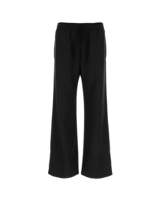Valentino Black Drawstring Pants for men