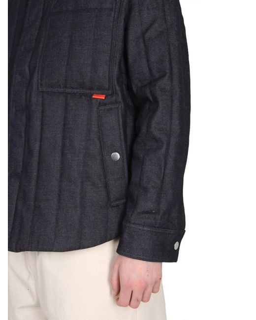 Sunnei Blue Solid Jackets for men
