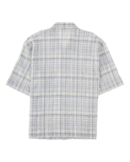 sunflower Gray Checks Shirt for men