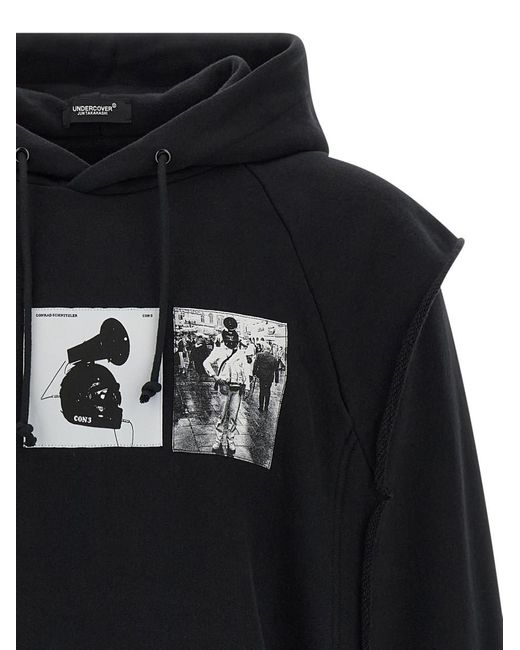 Undercover Black Uc2E4803-2 Hoodie for men