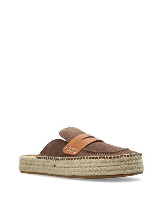 J.W. Anderson Brown Suede Espadrilles