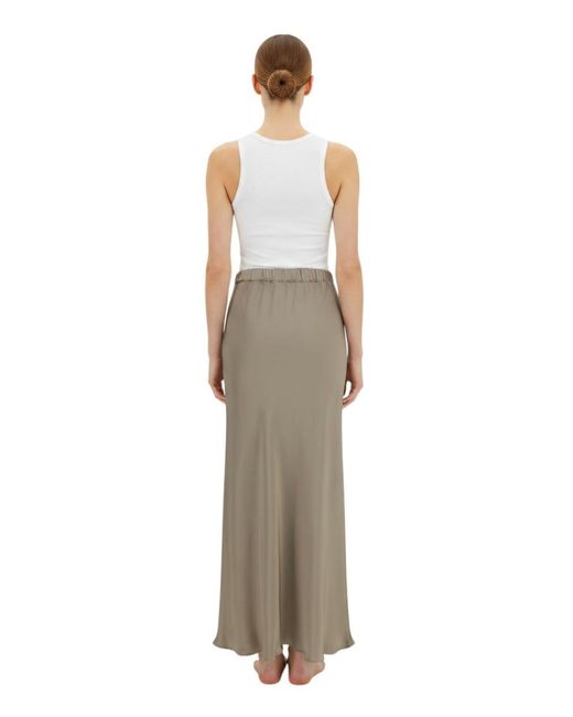 Max Mara Natural Solid Maxi Skirt