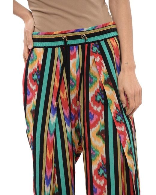 Balmain Multicolor Multi Color Drawstring Pant