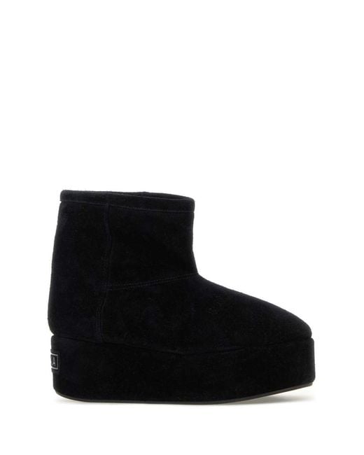 Balenciaga Black Solid Boots
