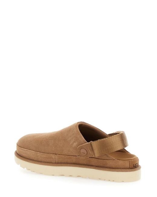 Ugg Brown Suede Slides