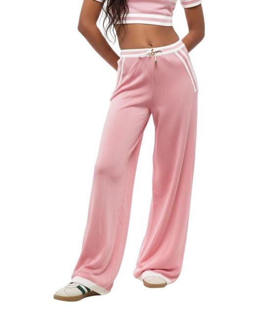 Balmain Pink Drawstring Trouser