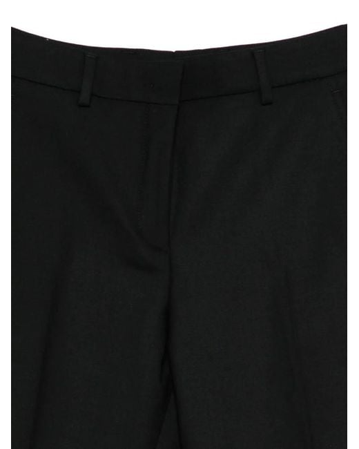Incotex Black Wool Trouser