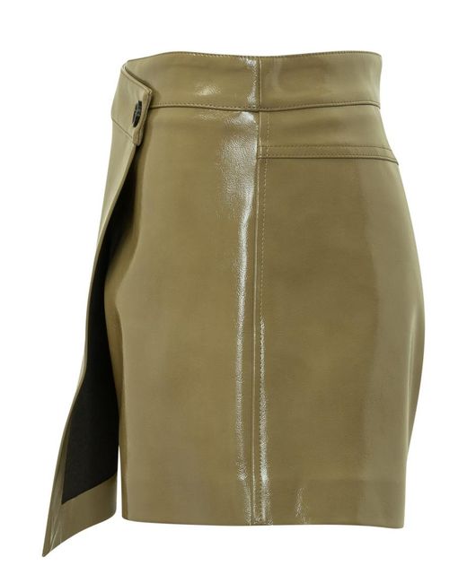 MSGM Green Solid Shorts