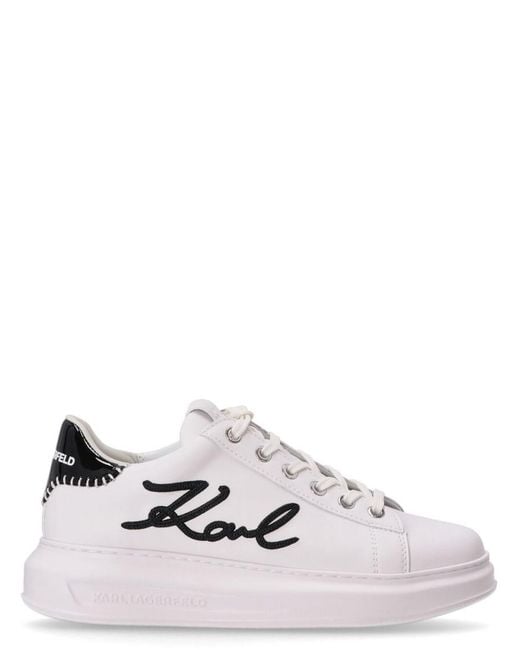 Karl Lagerfeld White Logo Sneakers