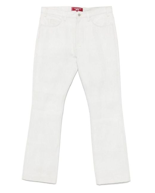 Junya Watanabe White Straight-Fit Denim Jeans for men