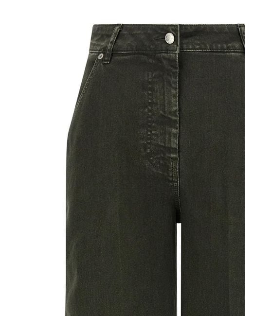 Nude Green Wide Leg Jeans