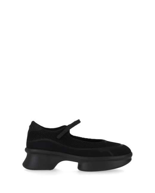 Prada Black Round Toe Ballet Flats