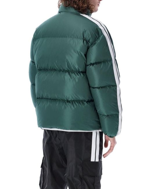 Palm Angels Blue Logo Down Jacket for men