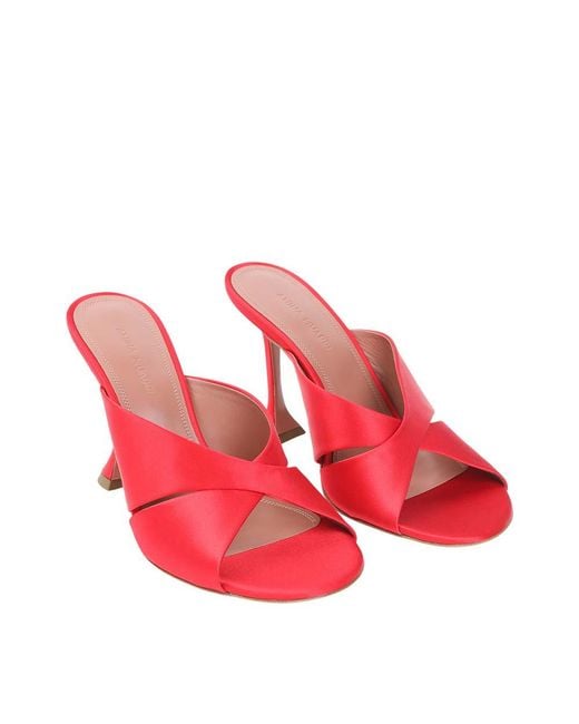 AMINA MUADDI Red Solid Sandals