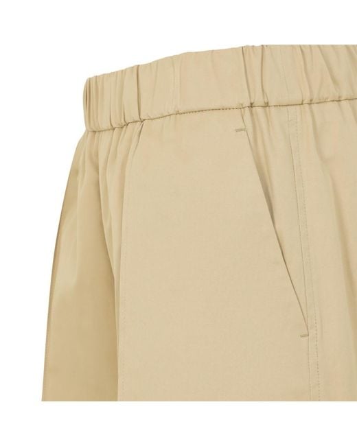 Jil Sander Natural Straight Elasticated Pants