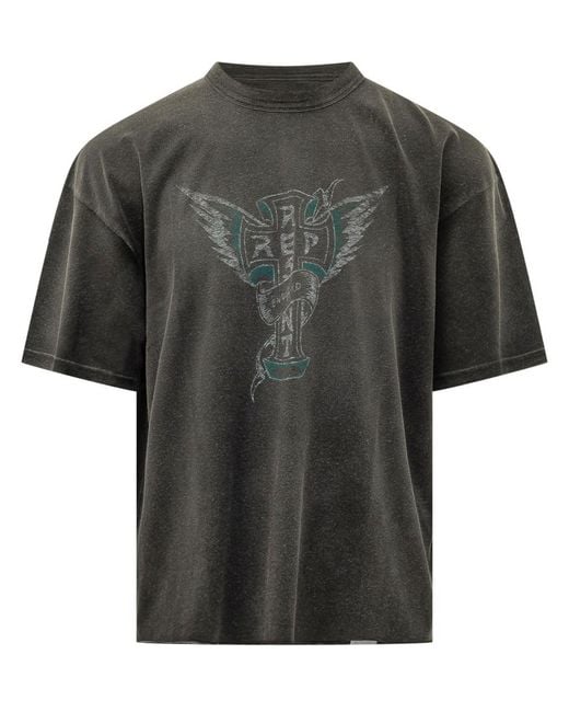 Represent Black Logo T-Shirts for men