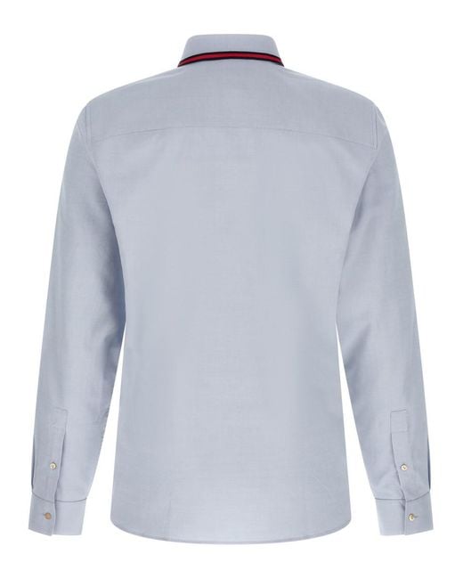 Gucci Blue Regular Solid Shirt for men