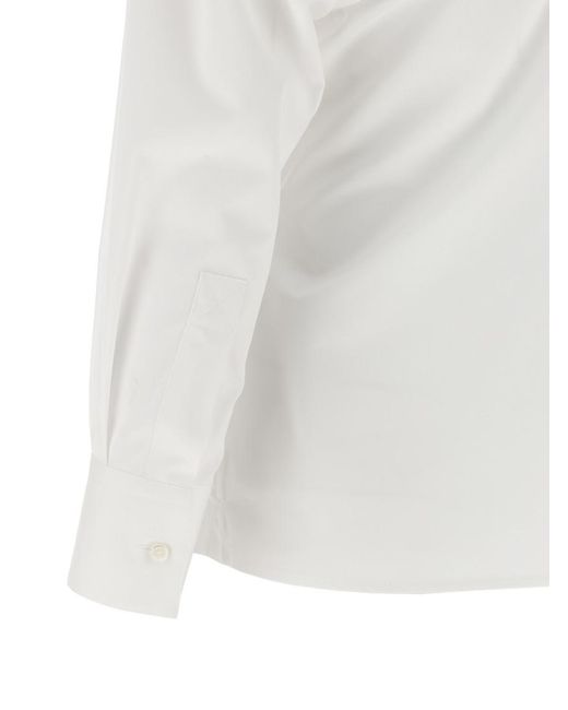 Givenchy White Slim Solid Shirt