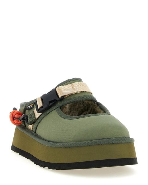 Ugg Green Solid Slippers