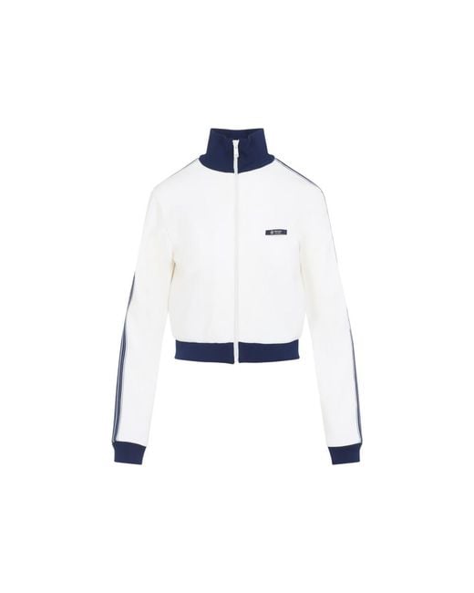 Prada Blue Off Striped Jacket