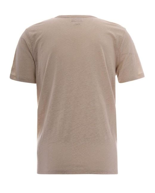 Mc2 Saint Barth Natural Solid T-Shirt for men