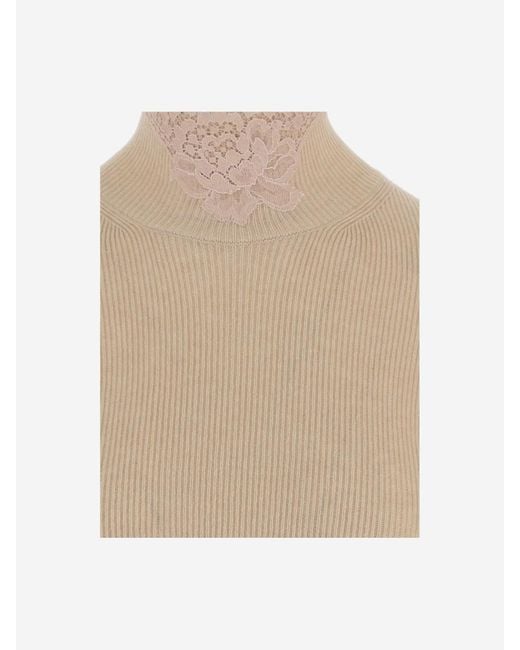 Valentino Garavani Natural Wool Sweater