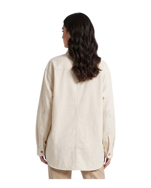 Nanushka White Solid Shirt