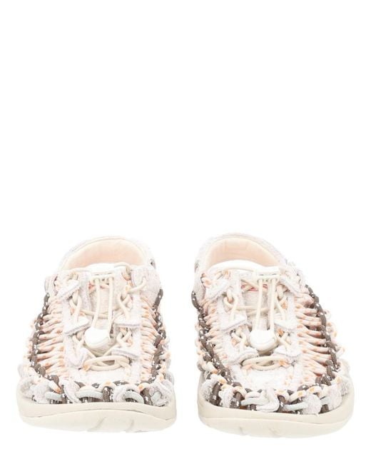 Keen White Woven Sandals