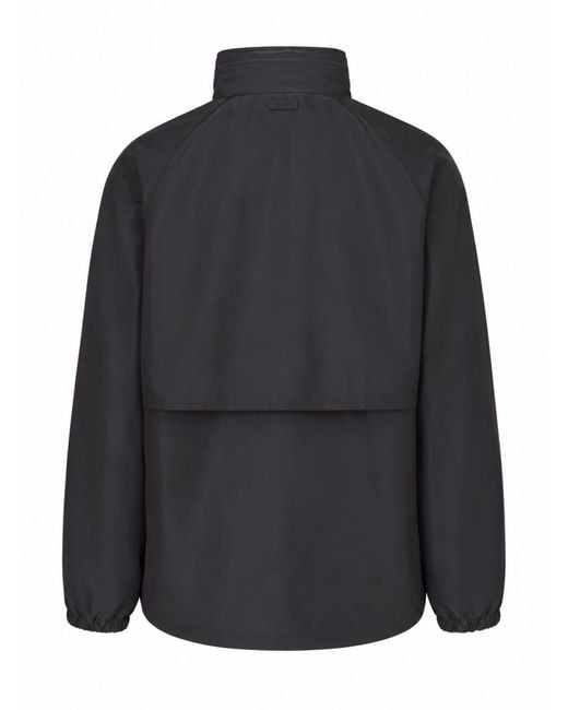 Saint Laurent Black Mock Collar Jacket for men