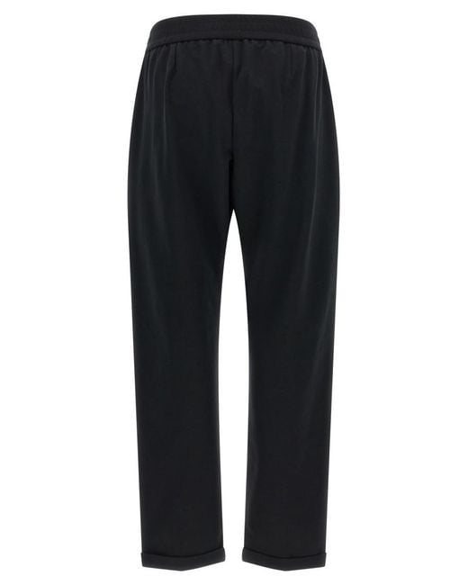 Brunello Cucinelli Blue Regular Drawstring Pants