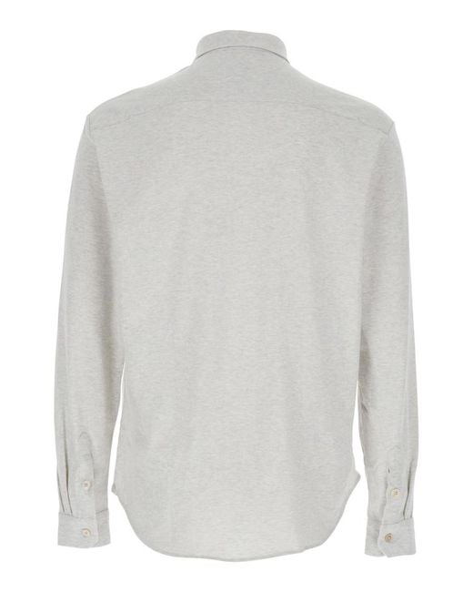 Eleventy White Solid Shirt for men