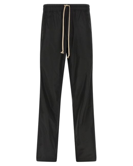 Moncler Black Relaxed Drawstring Pants for men