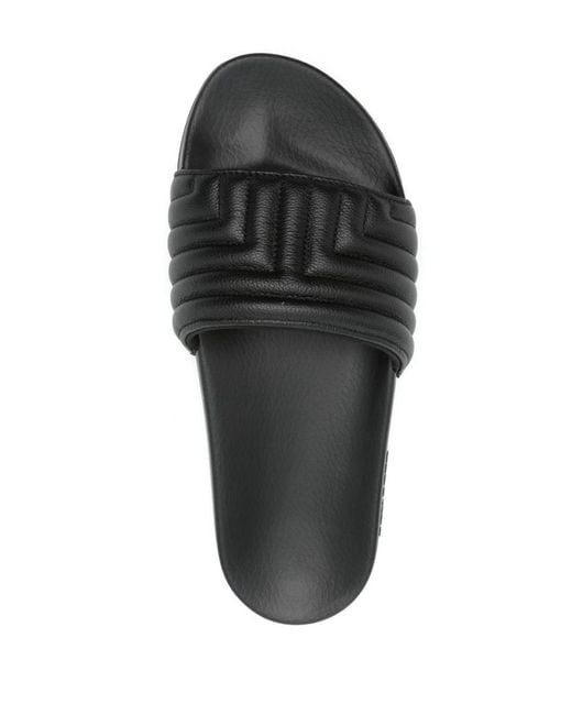 Tom Ford Black Leather Slippers for men