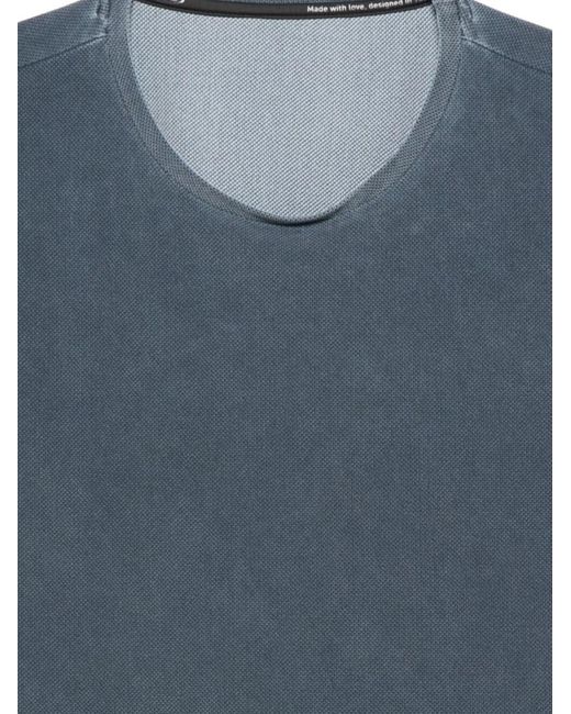 Rrd Blue Solid Print T-Shirt for men