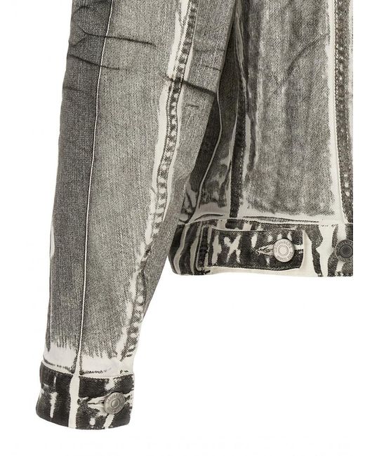 DSquared² Gray Denim Jacket for men