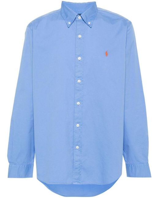 Ralph Lauren Blue Sport Shirt for men