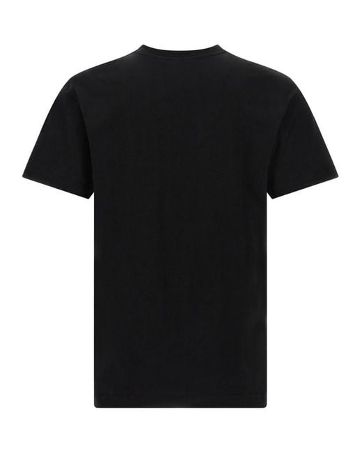 Dolce & Gabbana Black Printed T-Shirt for men