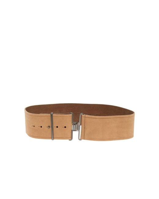 DIESEL Brown Maxi Solid Belt