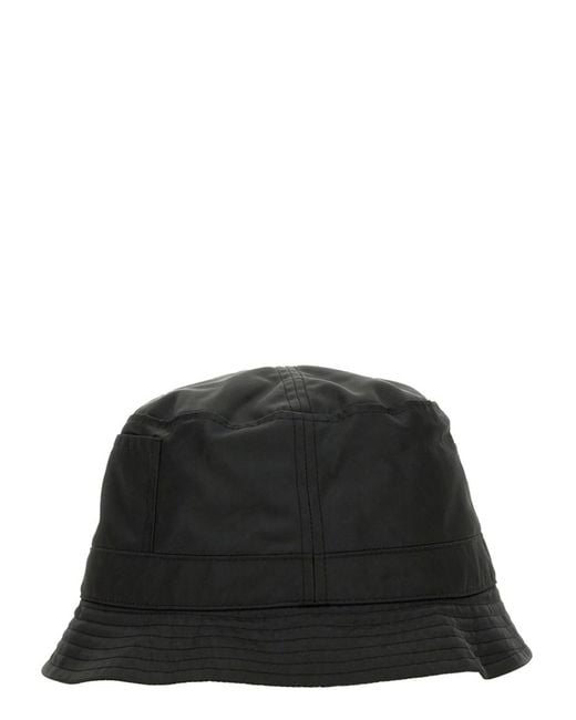 Jacquemus Black Logo Bucket Hat for men