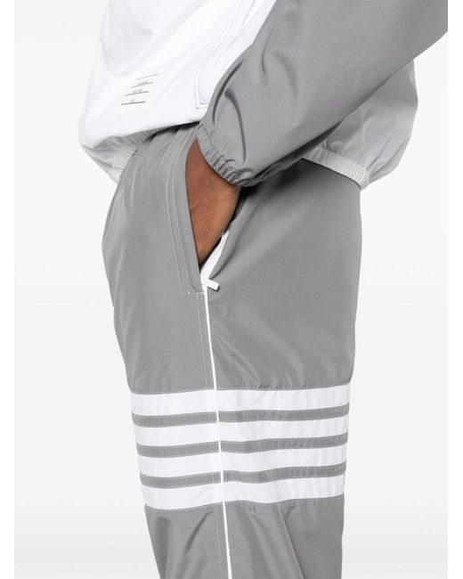 Thom Browne Gray 4Bar Trackpants for men