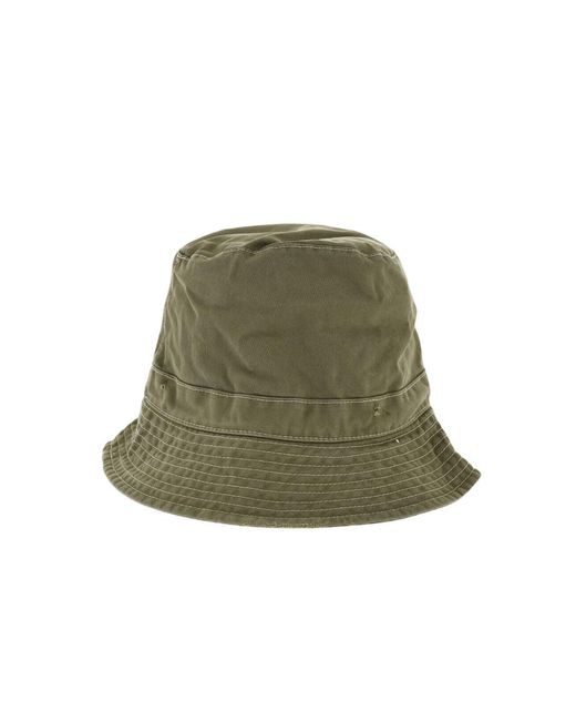 DSquared² Green Embroidered Logo Bucket Hat for men
