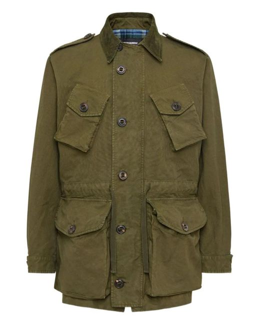DSquared² Green Jacket for men