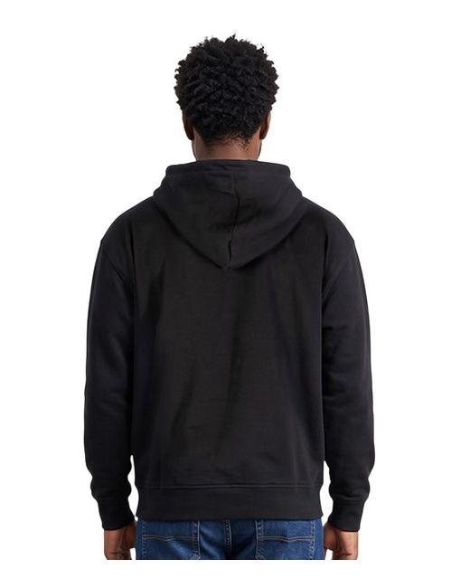 Boss Blue Solid Hoodie for men