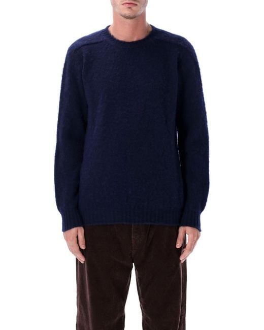 Howlin' By Morrison Blue Wool Sweater for men