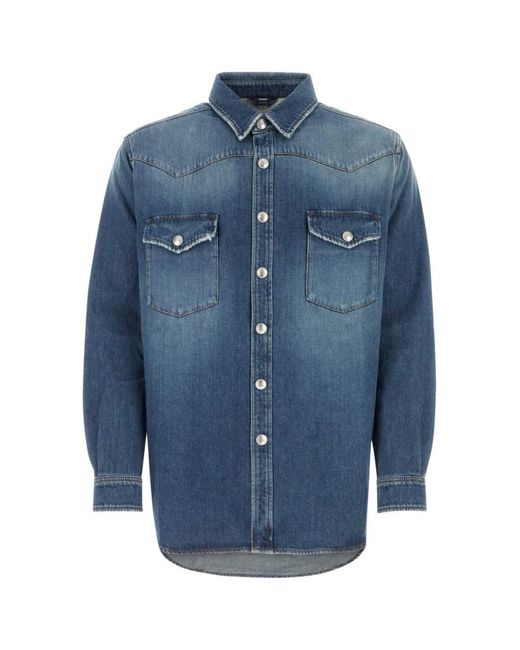 Burberry Blue T-shirt for men