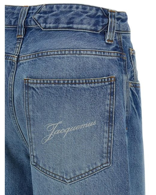 Jacquemus Blue Le De-Nmes Large Jeans