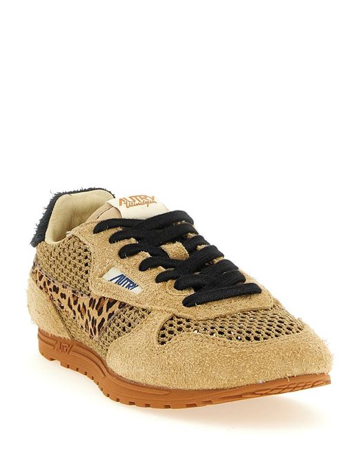 Autry Natural Lace Up Sneakers