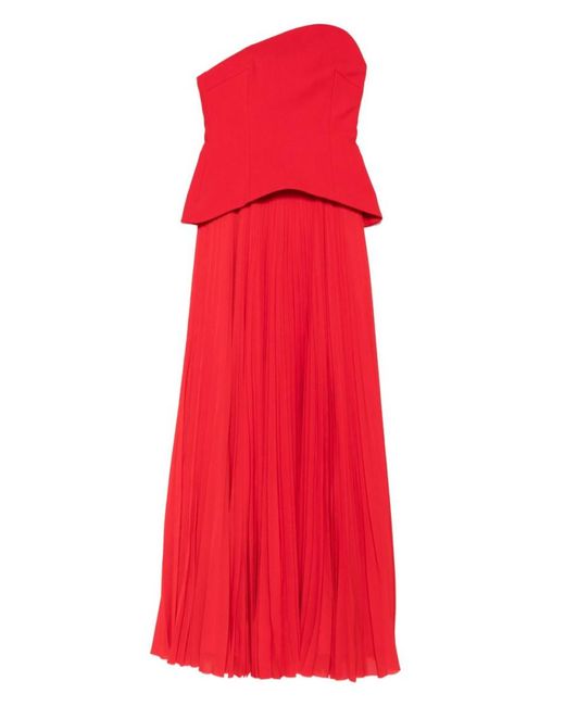Solace London Red Britt Maxi Dress
