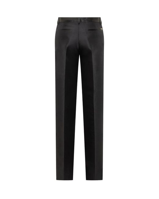 DSquared² Black Straight Flat Front Pants