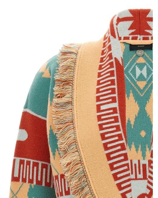 Alanui Orange Icon Thistles Jacket